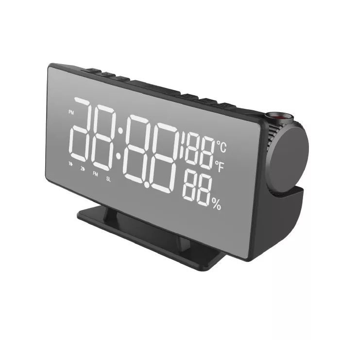 Digitalt analogt ur skrivebord